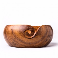 Handmade Wooden Yarn Bowl   